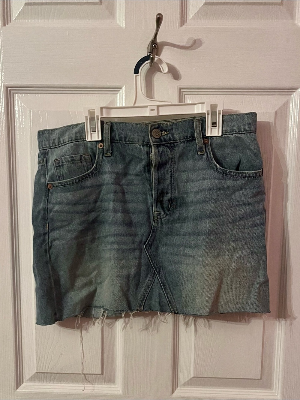Denim Mini Skirt